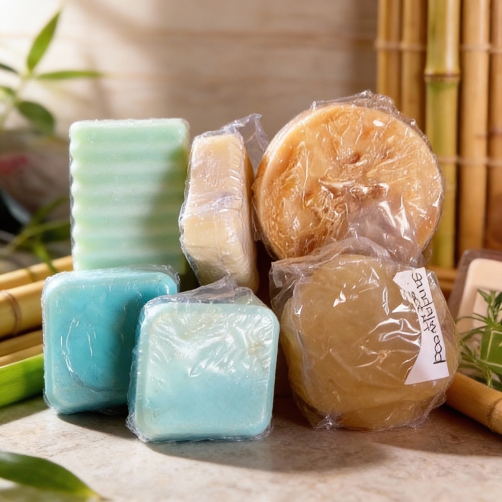 Natural Scented Soap Set - Lavender, Unscented, Lemon Verbana